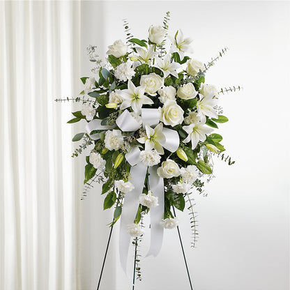 With Care Standing Spray –  Floral Creations, Mcadoo PA