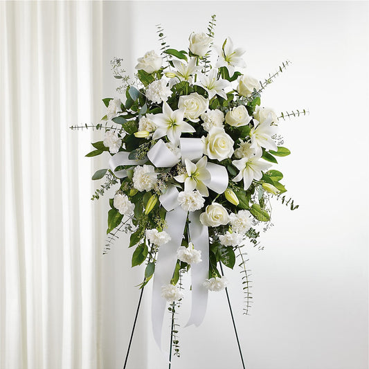 With Care Standing Spray –  Floral Creations, Mcadoo PA