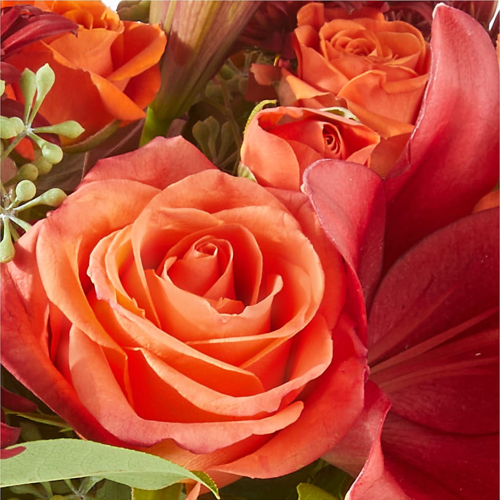 Crimson Leaves Bouquet –  Floral Creations, Mcadoo PA