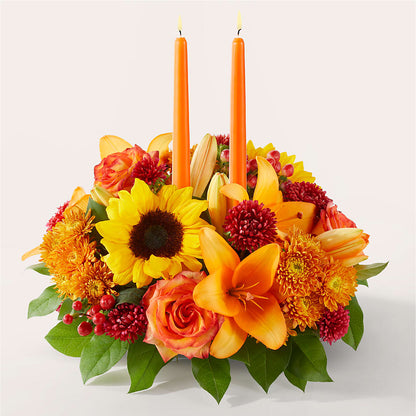 Grateful Centerpiece –  Floral Creations, Mcadoo PA