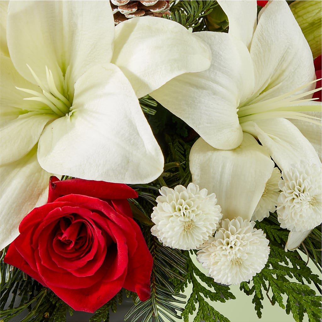 Seasonal Festivities Centerpiece –  Floral Creations, Mcadoo PA