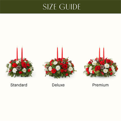 Holiday Soiree Centerpiece –  Floral Creations, Mcadoo PA