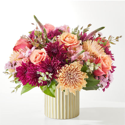 Berry Cobbler Bouquet with Ivory Vase –  Floral Creations, Mcadoo PA