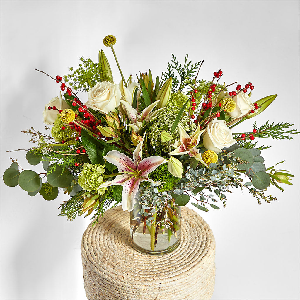 Berry & Bright Bouquet –  Floral Creations, Mcadoo PA