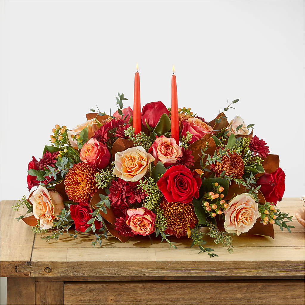 Gather Near Centerpiece –  Floral Creations, Mcadoo PA