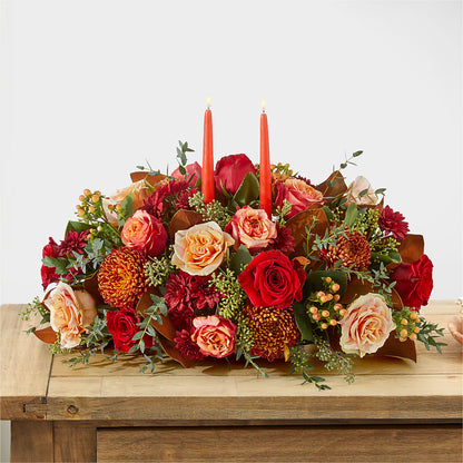 Gather Near Centerpiece –  Floral Creations, Mcadoo PA