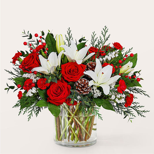 Best in Snow Bouquet –  Floral Creations, Mcadoo PA