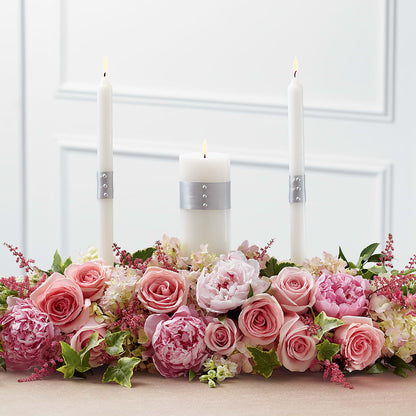 Worldwide Romance Unity Candle Arrangement –  Floral Creations, Mcadoo PA