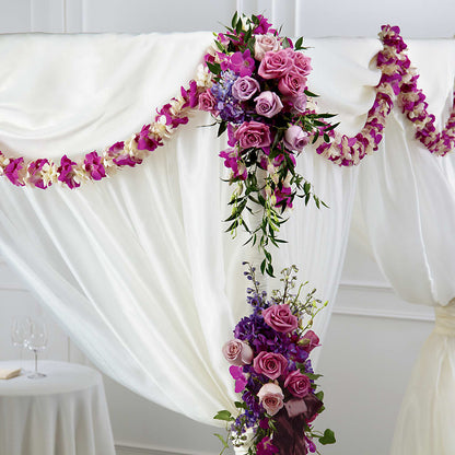 Color & Light Chuppah Decor –  Floral Creations, Mcadoo PA