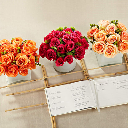 Dawn Rose Centerpiece –  Floral Creations, Mcadoo PA